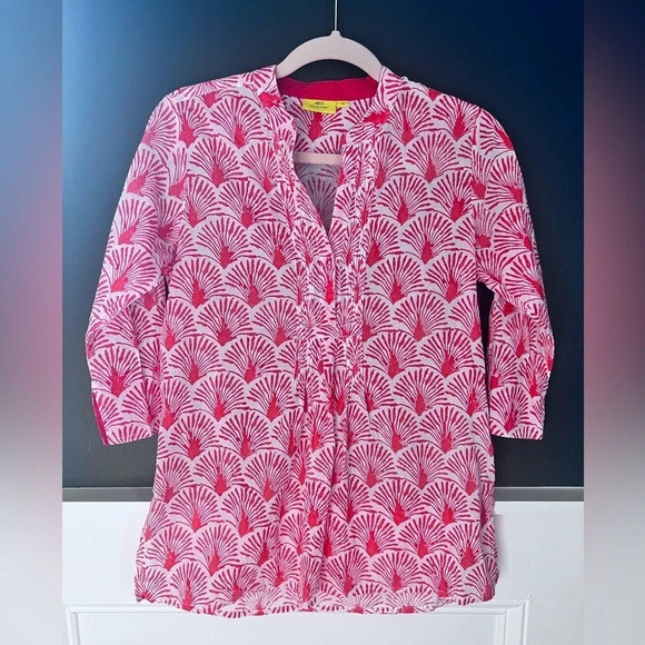 Roller Rabbit size XS tunic coral excellent condition - Picture 2 of 4